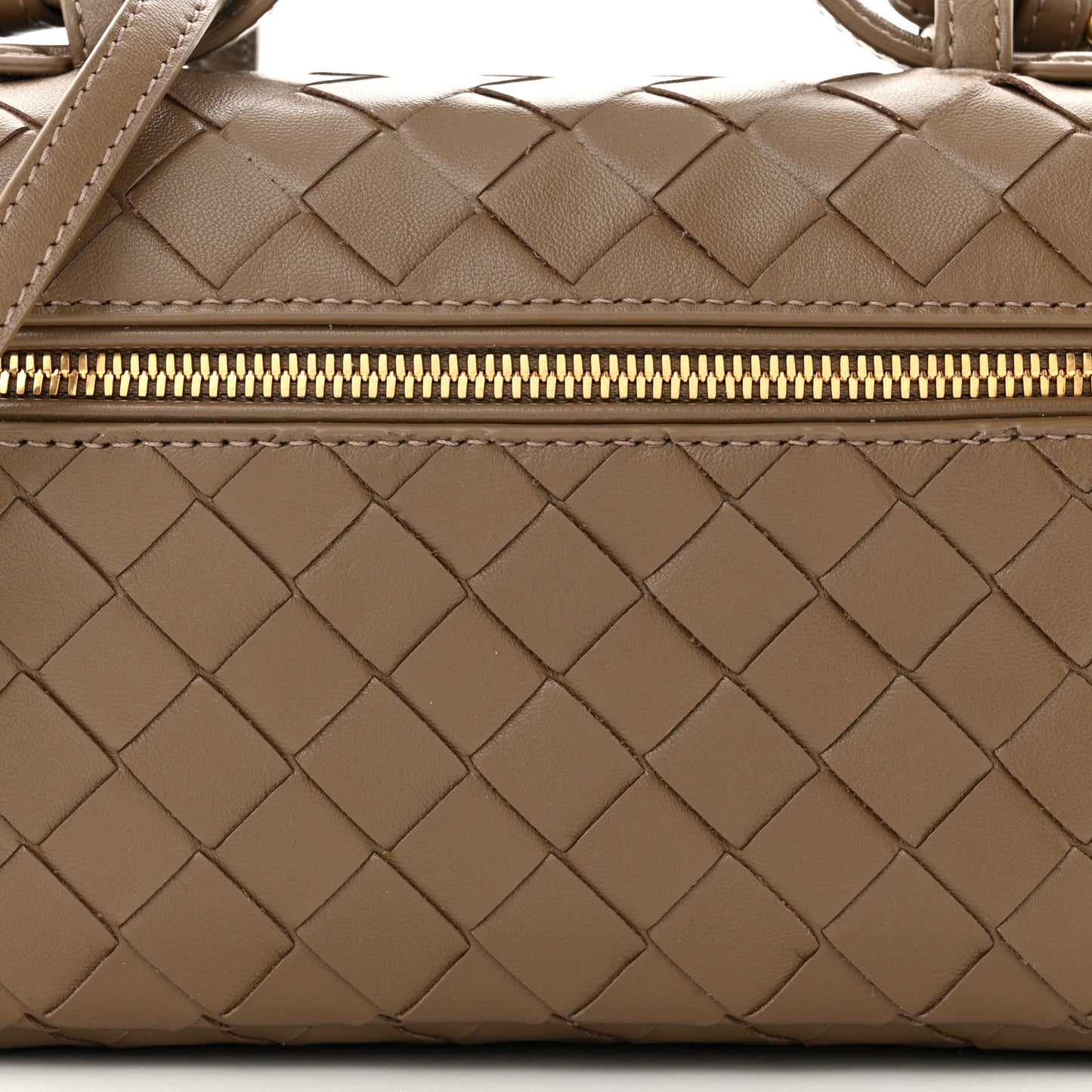 Calfskin Intrecciato Bang Bang Vanity Case Pinecone