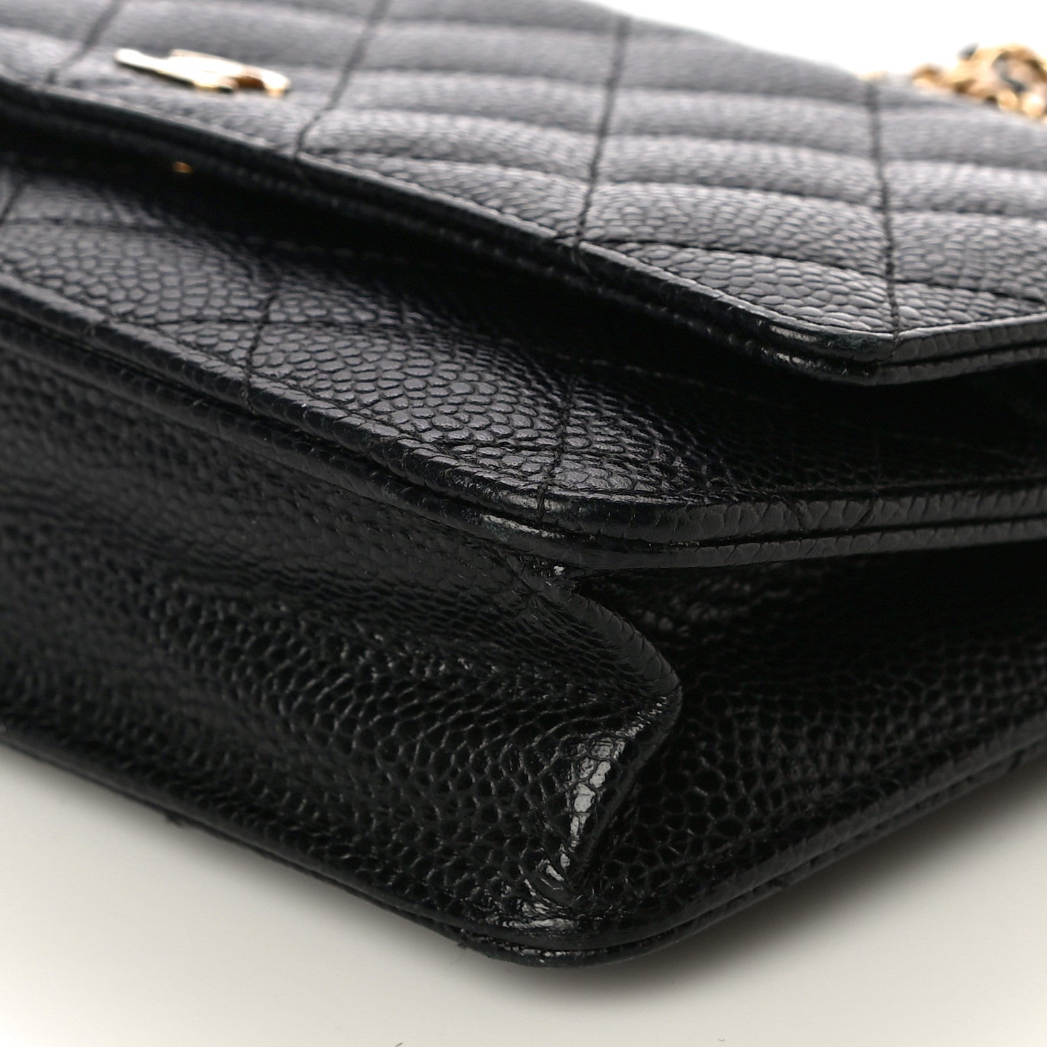 Chanel Caviar Quilted Wallet On Chain WOC Black 10 of 13