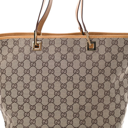 Gucci Monogram Large Bucket Tote Brown 8 of 11