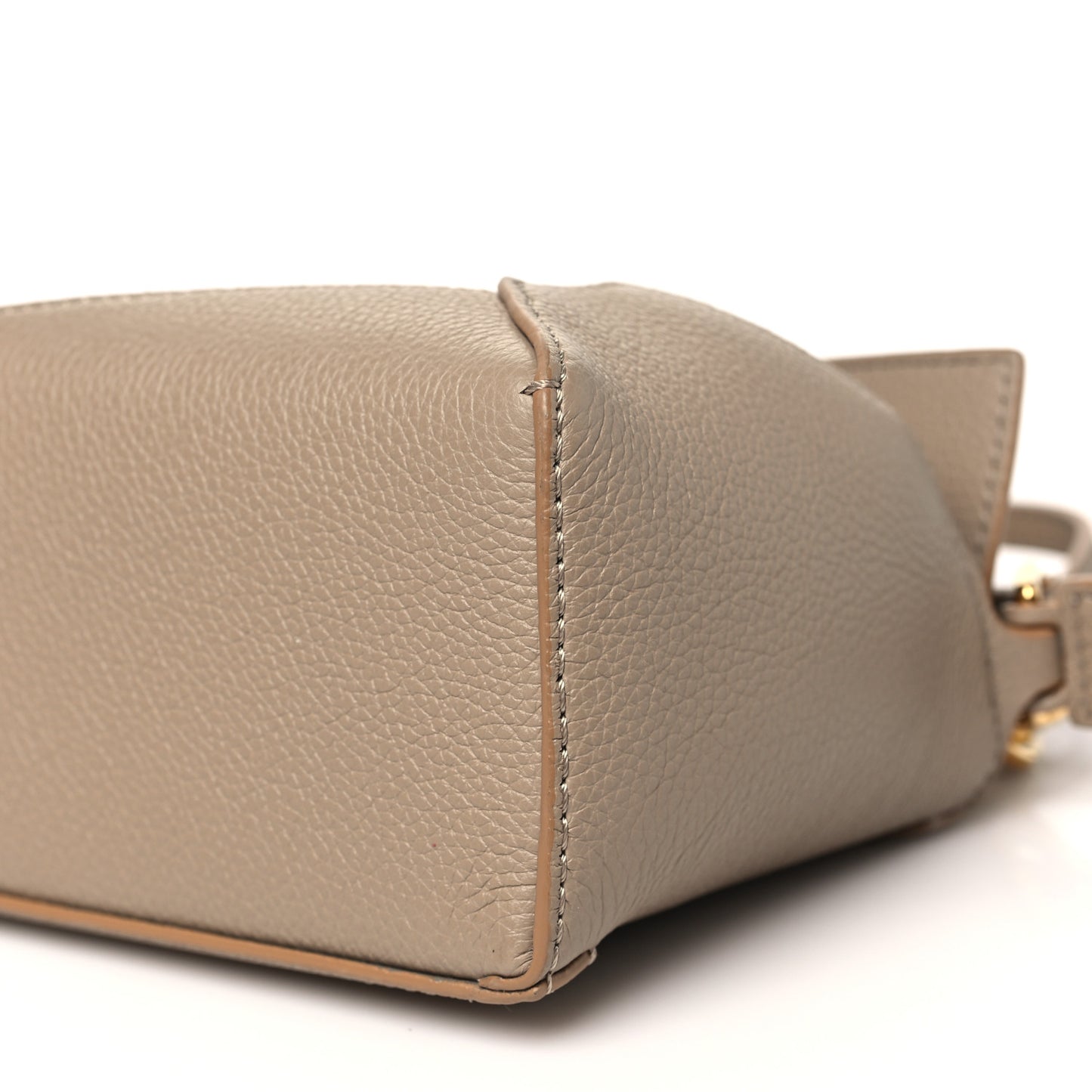Soft Grained Calfskin Mini Puzzle Edge Bag Sand