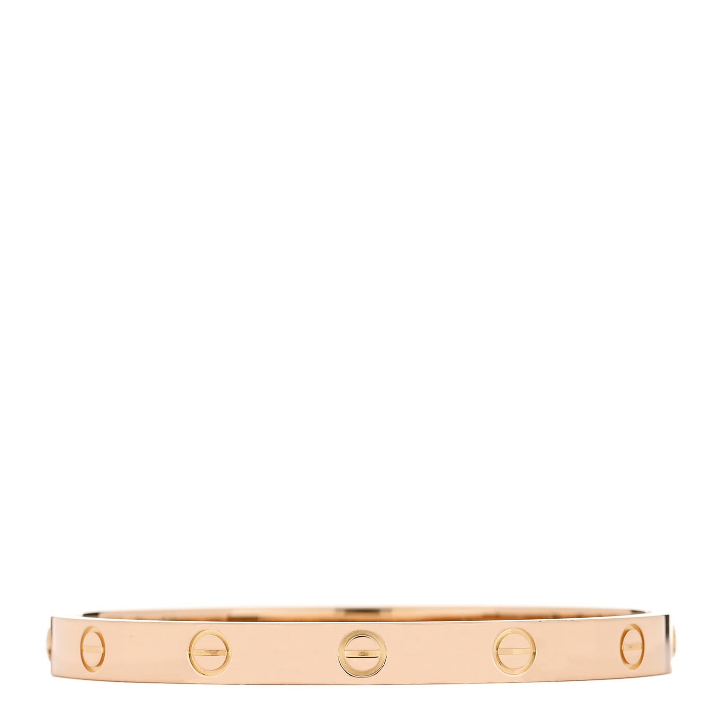 18K Pink Gold LOVE Bracelet 17