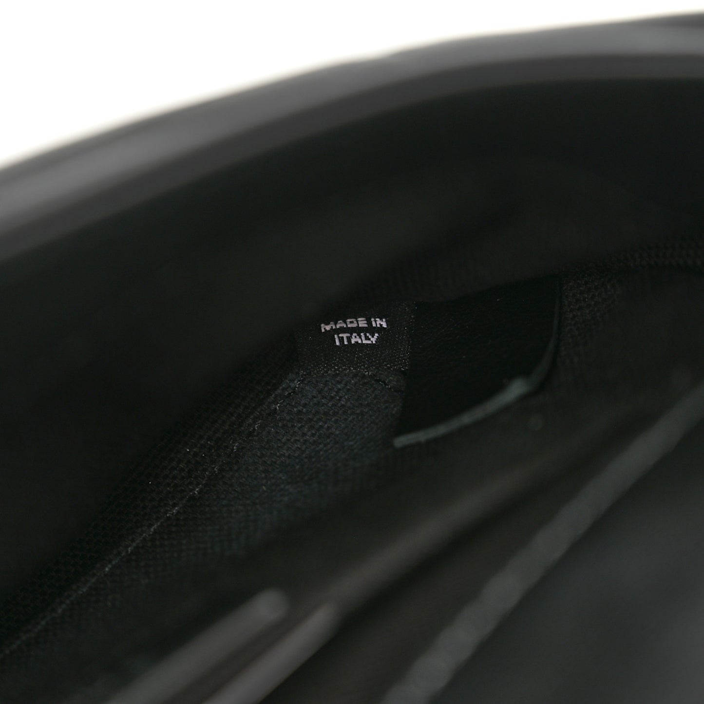 Calfskin Quilted CC Uniform Flap Belt Bag Black