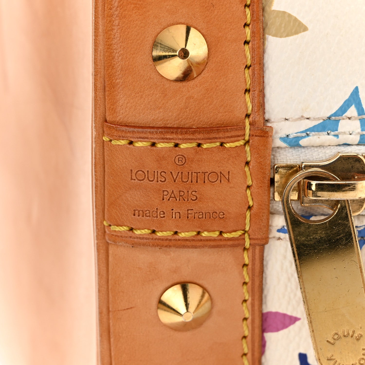 Louis Vuitton Monogram Multicolor Alma White 6 of 11