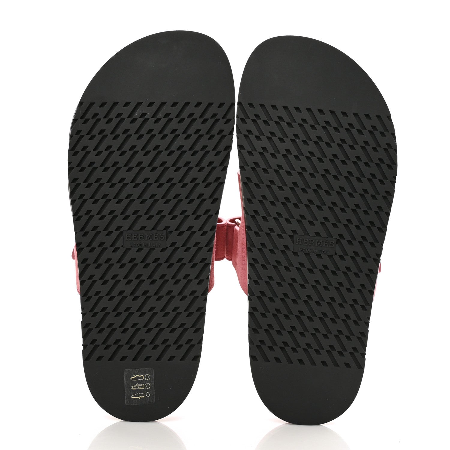 Hermes Suede Goatskin Womens Chypre Sandals 37 Rose Aphrodite 5 of 9