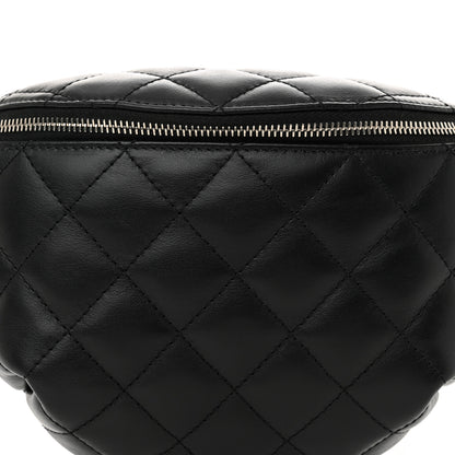 Chanel Calfskin Quilted Waist Belt Bag Black 9 of 11