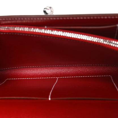 Hermes Box Kelly Wallet To Go Rouge Piment 5 of 13
