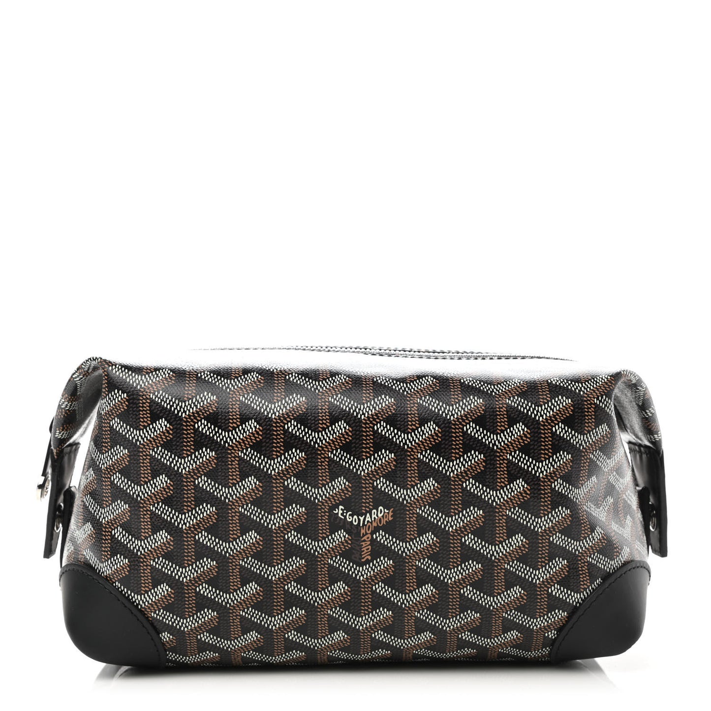 Goyardine Boeing 25 Trousse de Toilette Black