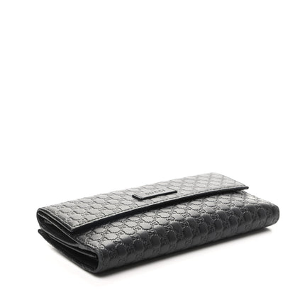 Gucci Microguccissima Continental Flap Wallet Black 4 of 10