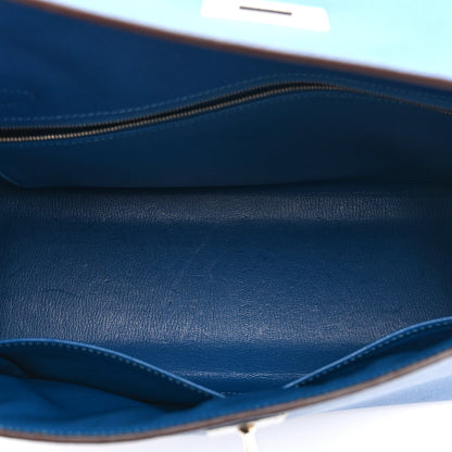 Hermes Epsom Kelly Sellier 32 Mykonos 5 of 10