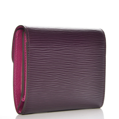 Louis Vuitton Epi Joey Wallet Cassis 3 of 9