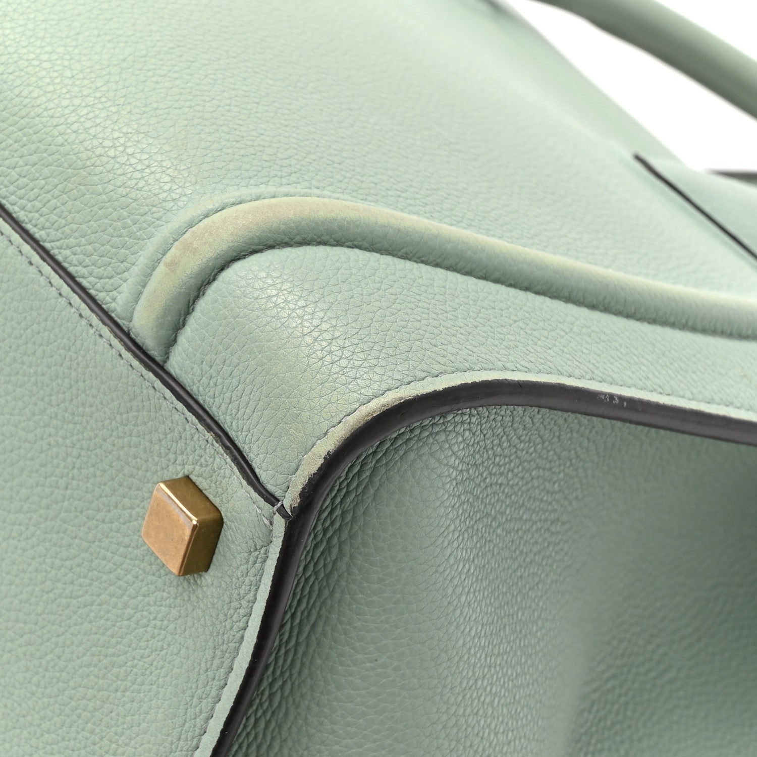 Celine Grained Calfskin Medium Phantom Luggage Jade 14 of 21