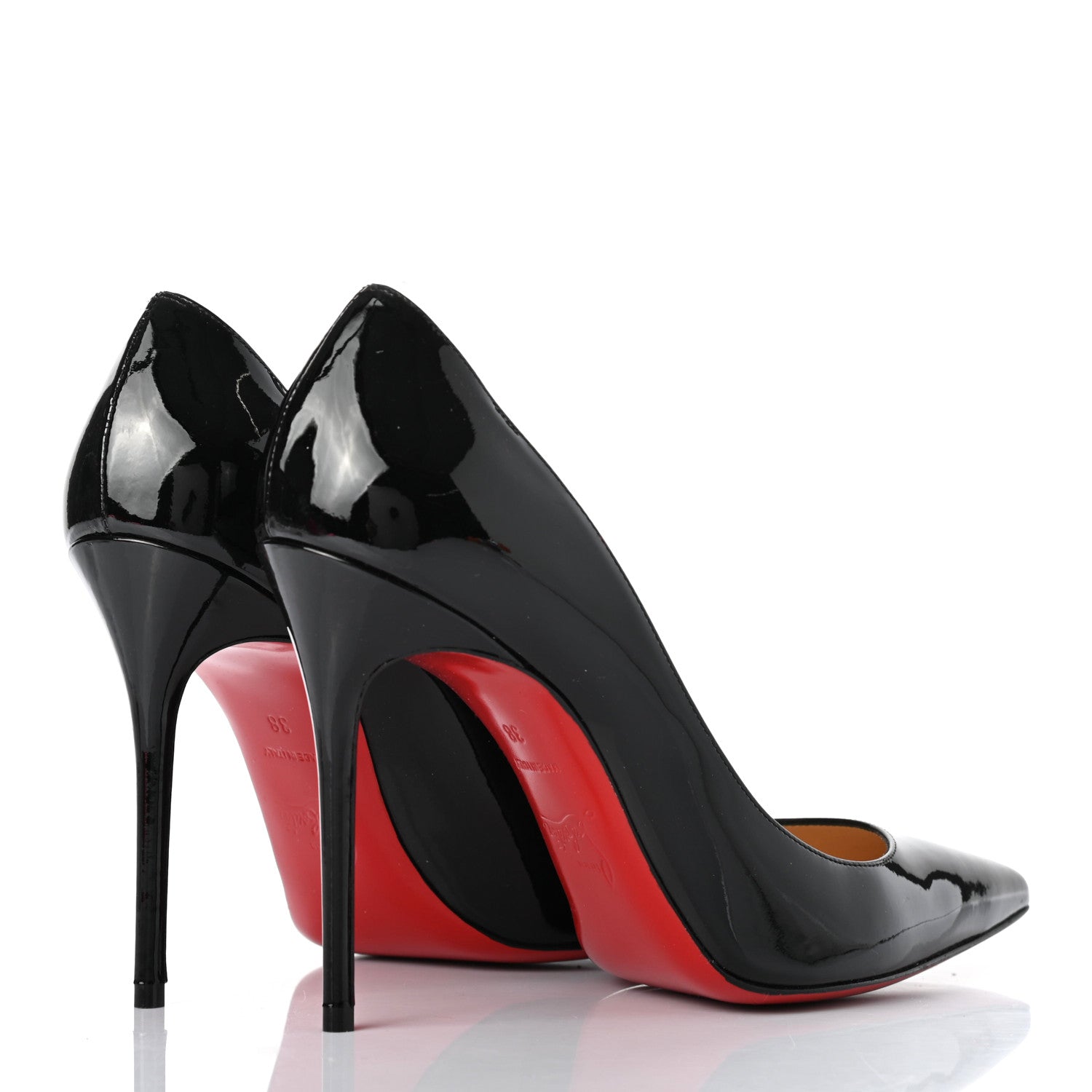Christian Louboutin Patent So Kate 100 Pumps 38 Black 4 of 8