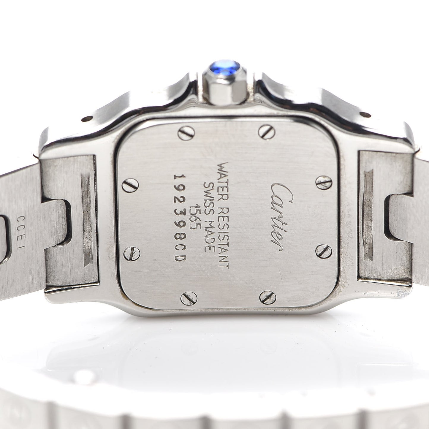Stainless Steel 24mm Santos de Cartier Galbee Quartz Watch