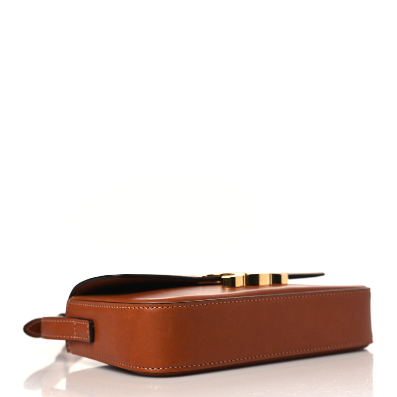Celine Natural Calfskin Triomphe Shoulder Bag Tan 4 of 10