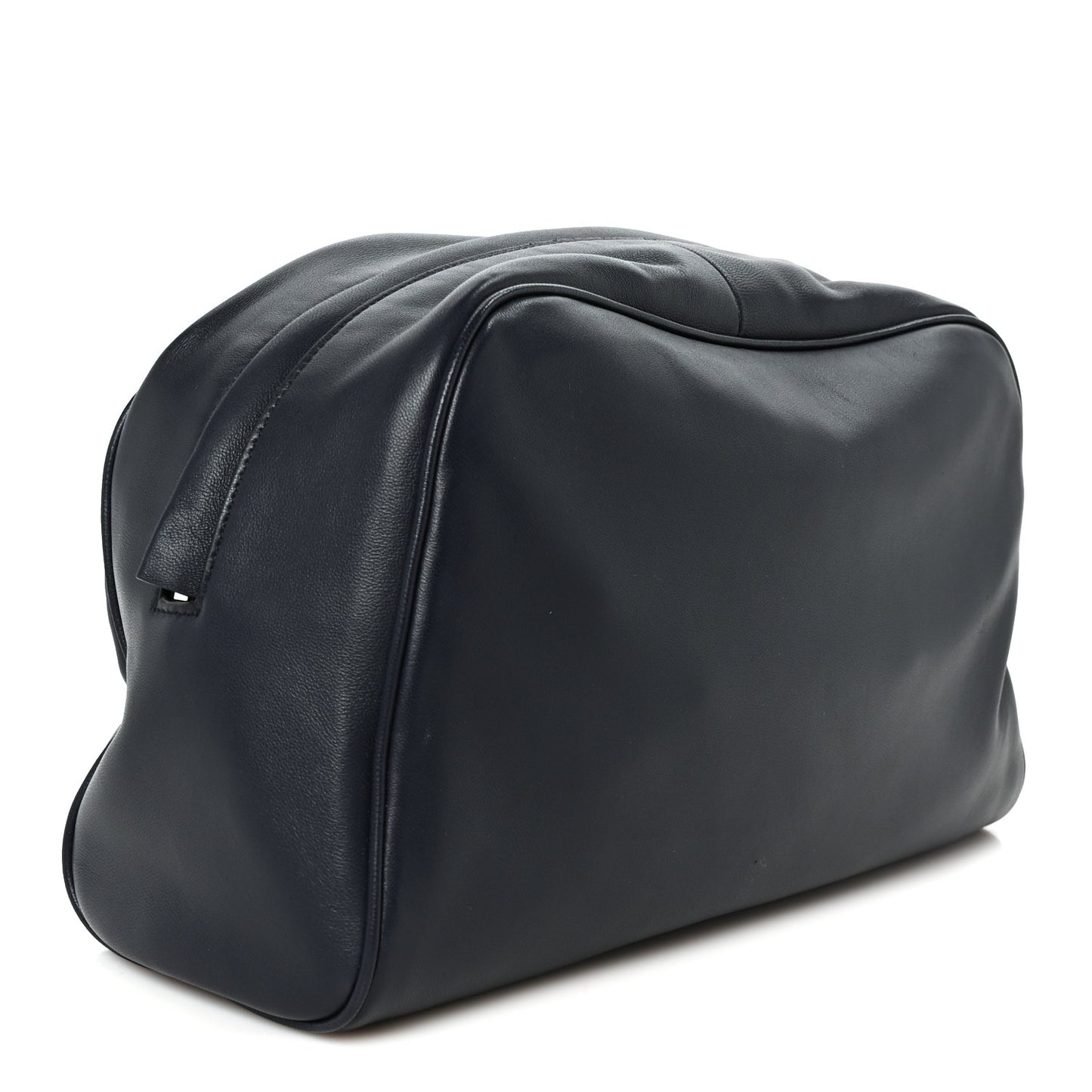 Calfskin Leila Clutch Dark Navy
