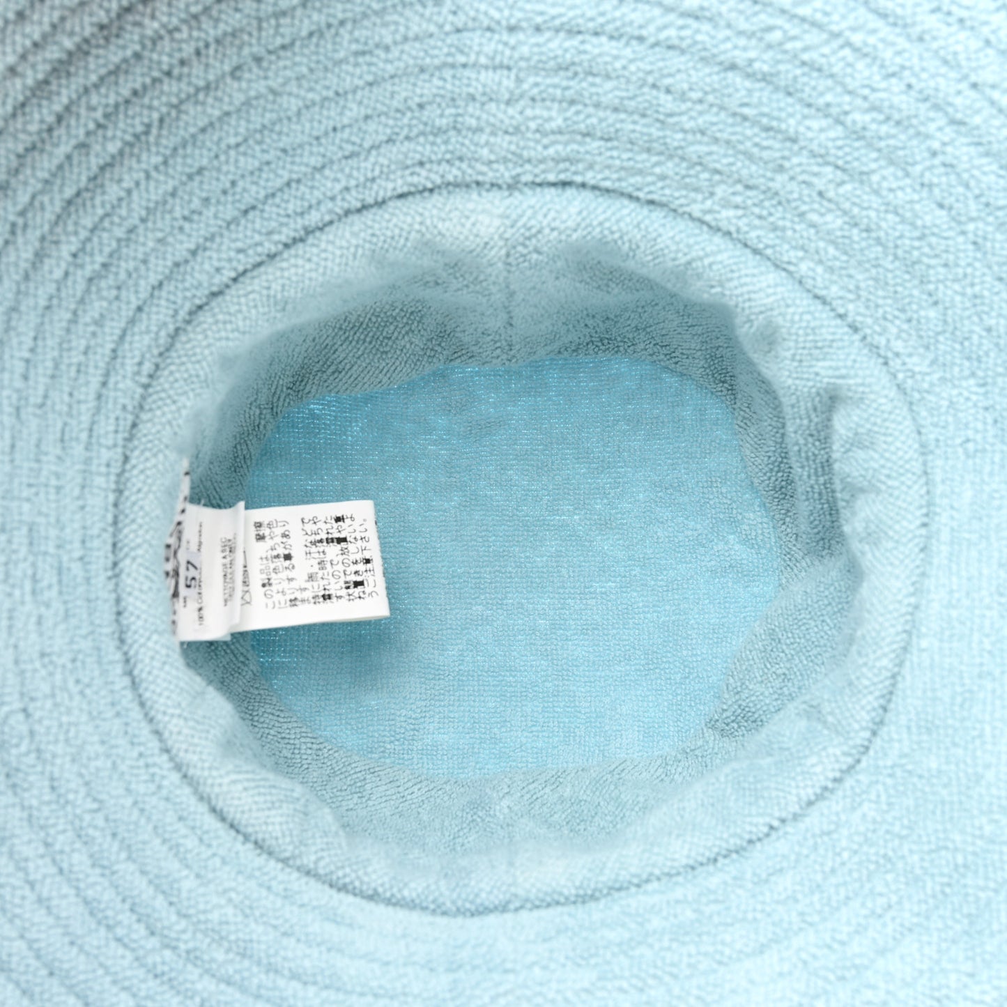 Cotton Eden Bucket Hat 57 Light Blue