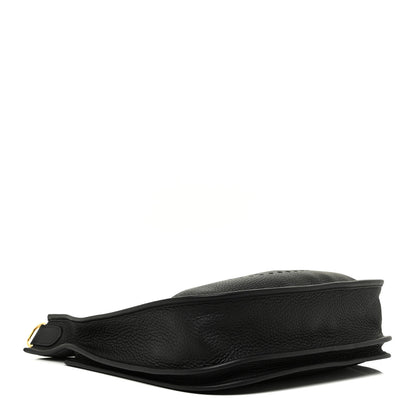 Hermes Taurillon Clemence Evelyne III PM Black 4 of 11