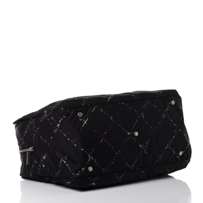 Chanel Nylon Travel Duffel Bag Black 4 of 11