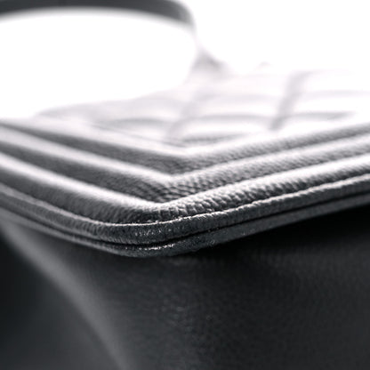Chanel Caviar Quilted Medium Boy Flap So Black 7 of 15