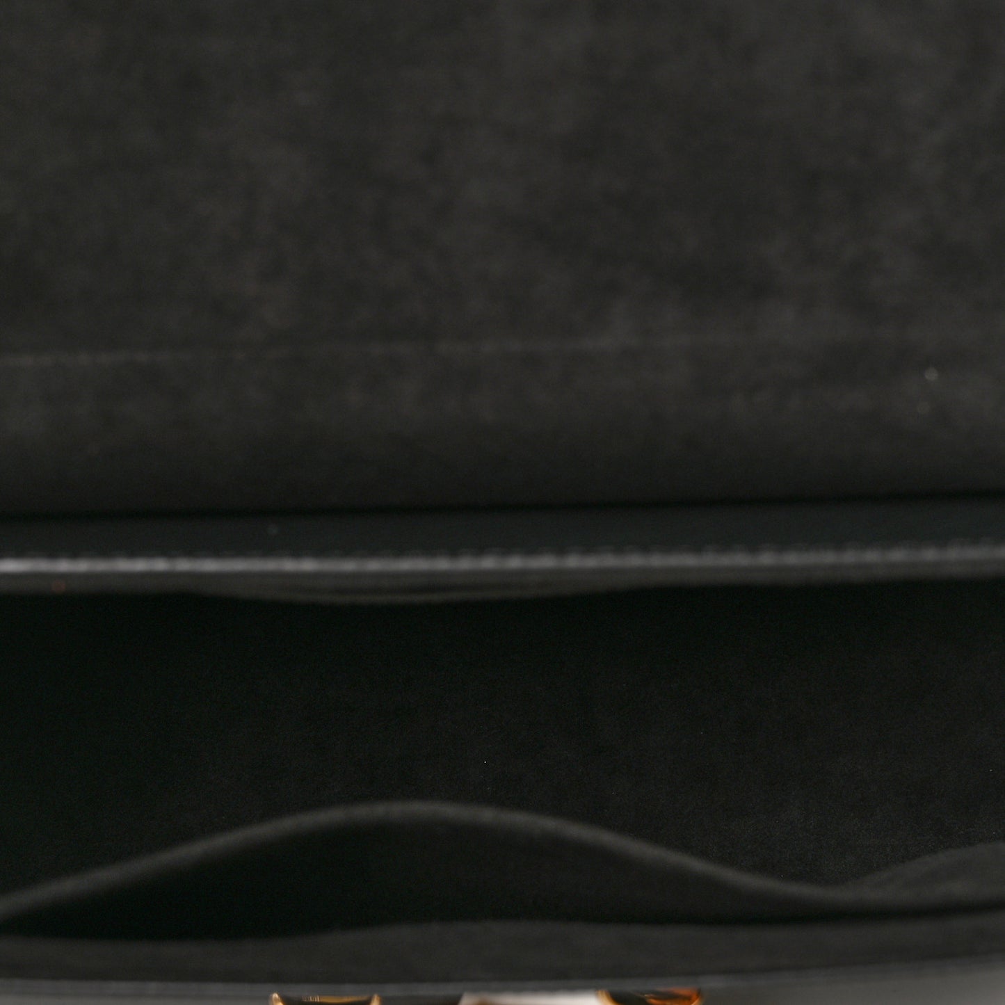 Epi Tortoiseshell Twist Shoulder Bag MM Black