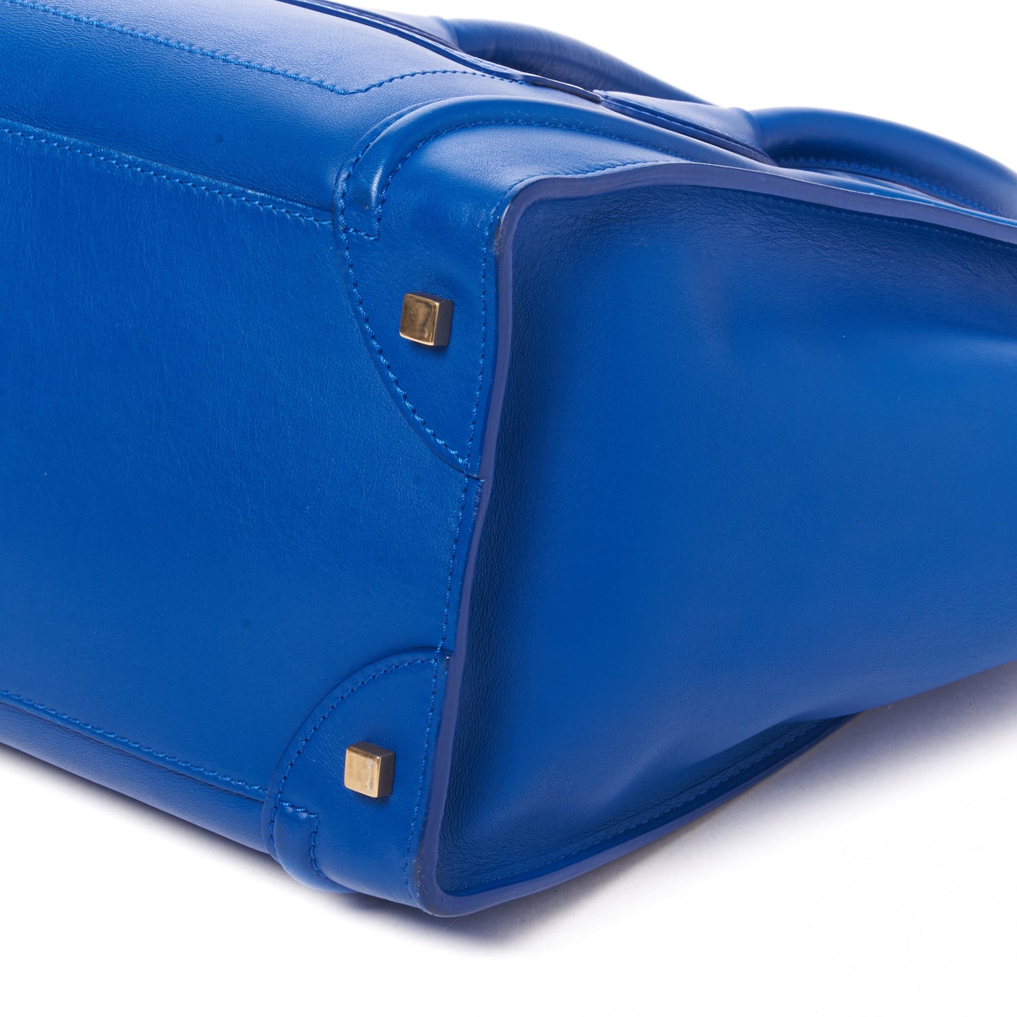 Smooth Calfskin Mini Luggage Royal Blue