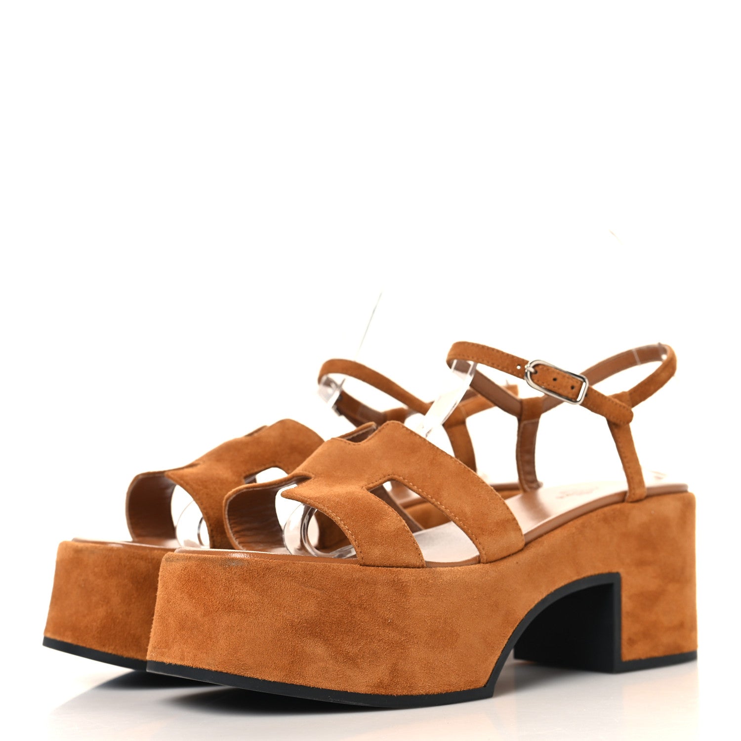 Hermes Suede Goatskin Jam 30 Sandals 38 Naturel 4 of 10