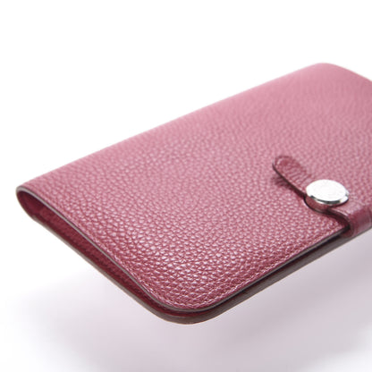 Hermes Togo Dogon Duo Wallet Rubis 6 of 13