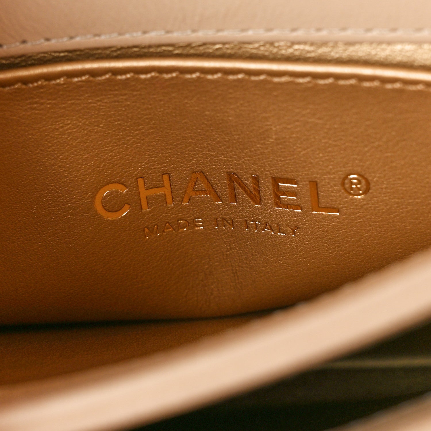 Chanel Lambskin Quilted Small Trendy Spirit Top Handle Bag Beige Beige 6 of 16