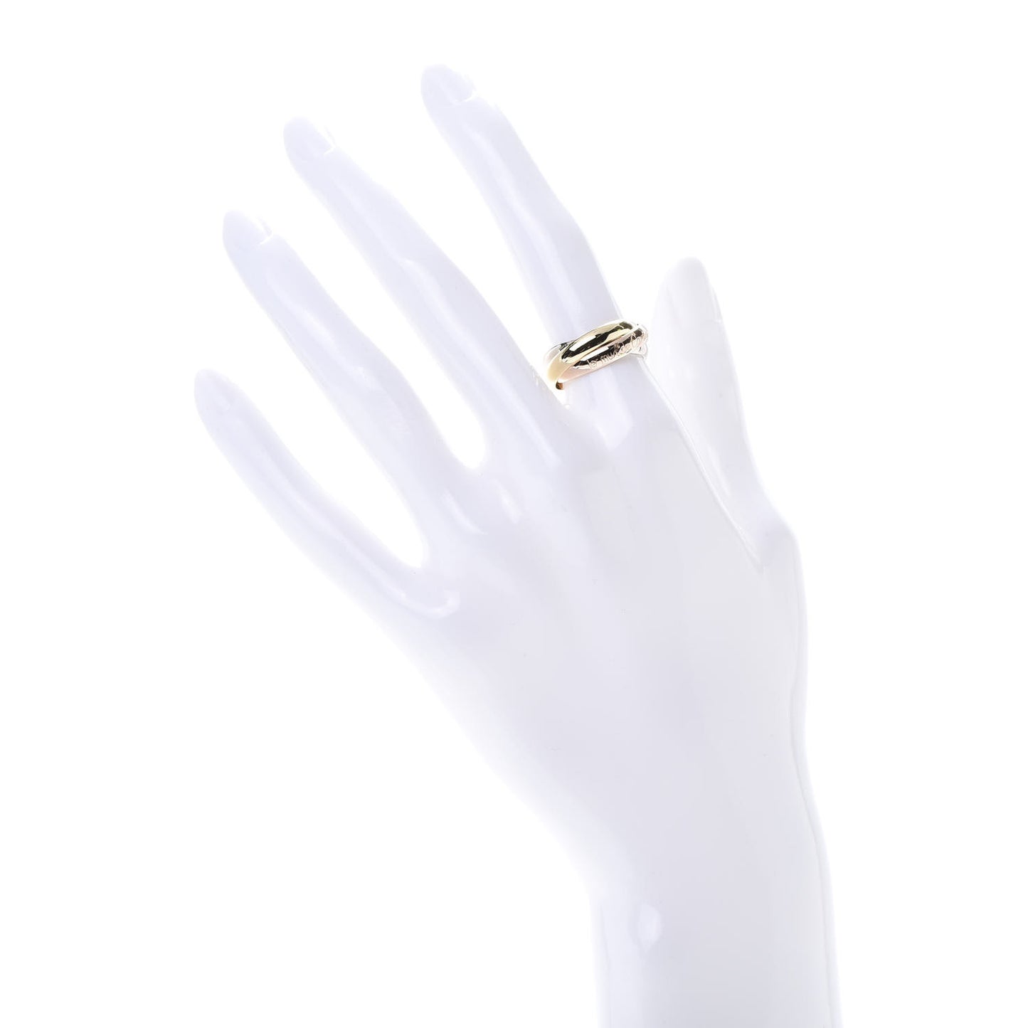 18K Pink Yellow White Gold Classic Les Must De Trinity Ring 51 5.75