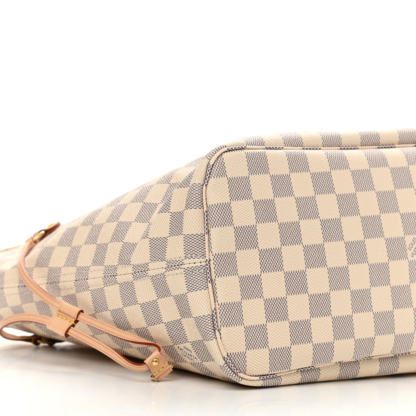 Damier Azur Neo Neverfull MM Rose Ballerine