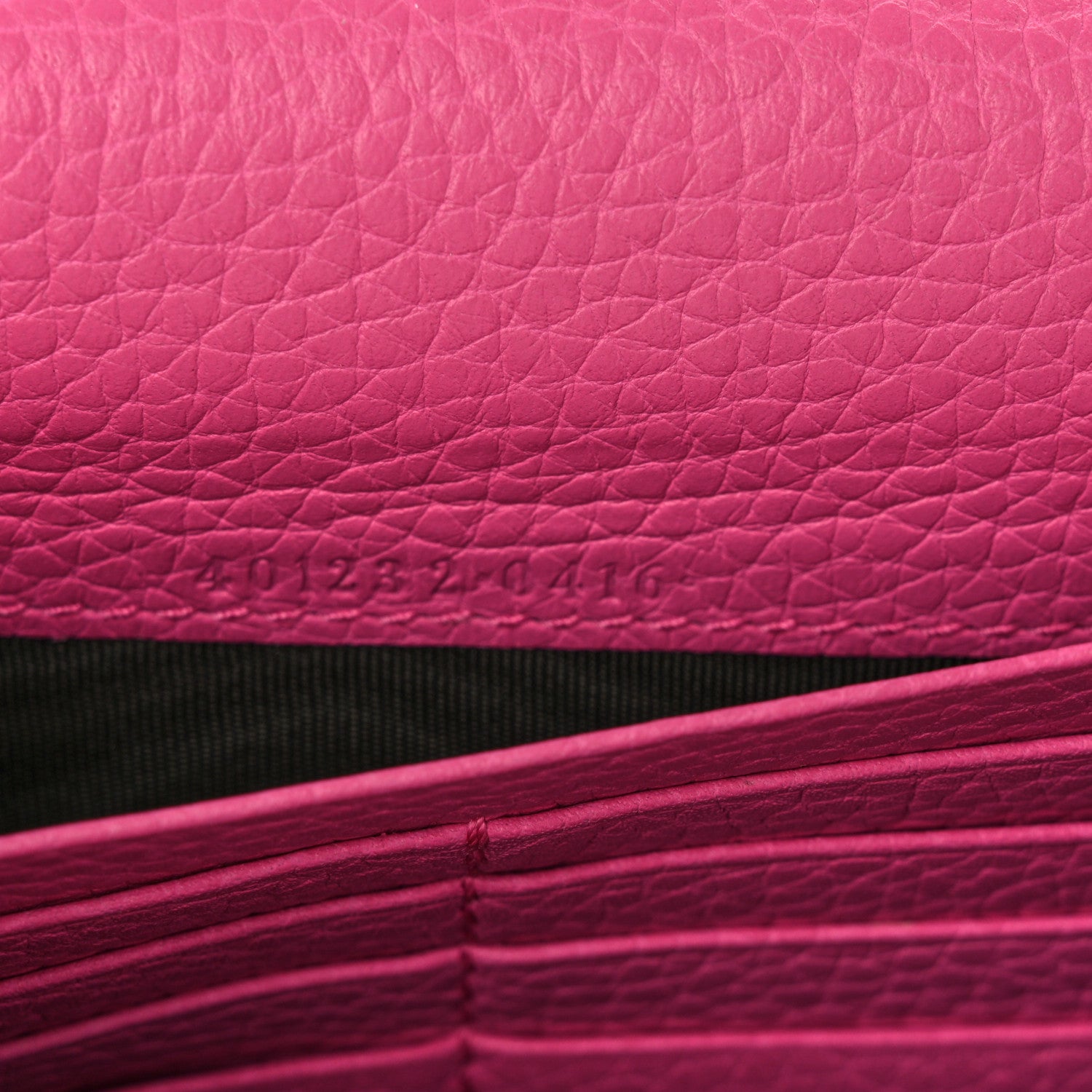 Gucci Cellarius Calfskin GG Marmont Chain Wallet Pink Tropical Flower 7 of 11