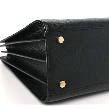 Saint Laurent Grained Calfskin Small Sac De Jour Black 9 of 10