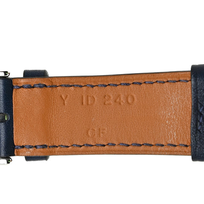 Hermes Swift 40mm Apple Watch Single Tour Band Bleu Navy 5 of 10