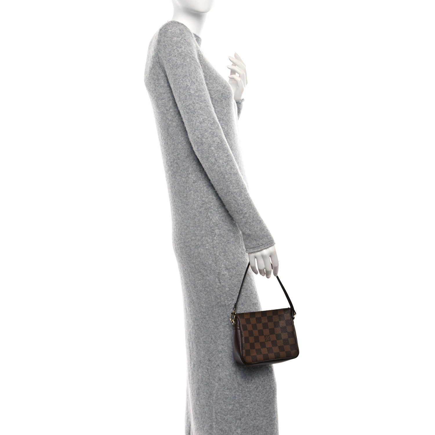 Louis Vuitton Damier Ebene Trousse Make Up Bag Pochette 2 of 10