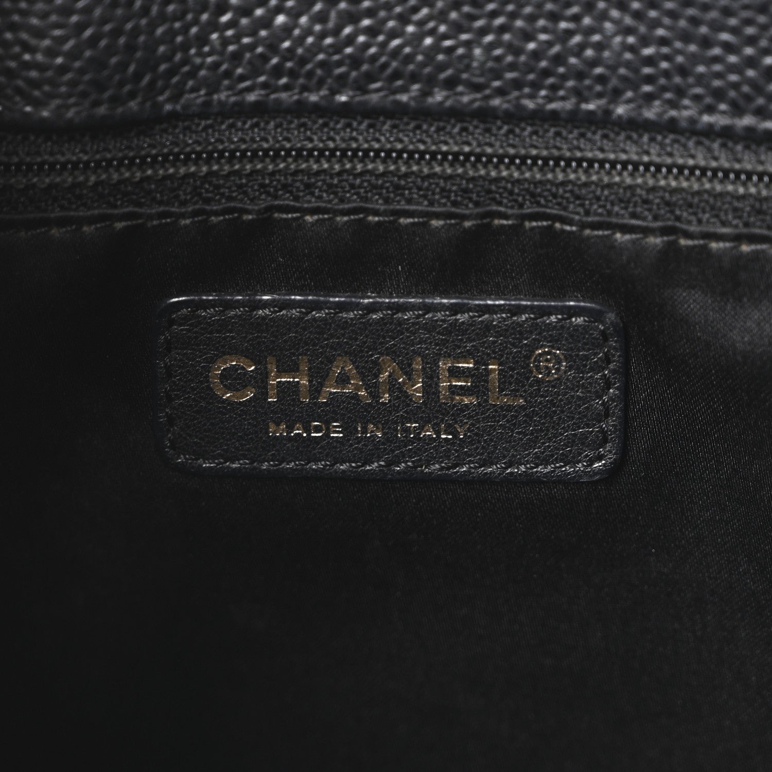 Chanel Caviar Quilted Grand Shopping Tote GST Black 6 of 9