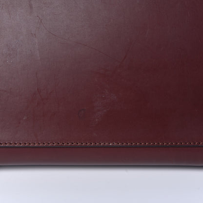 Celine Natural Calfskin Medium Phantom Luggage Burgundy 12 of 17