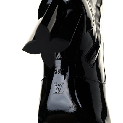 Louis Vuitton Patent Uniformes Silhouette Ankle Boots 36.5 Black 5 of 5