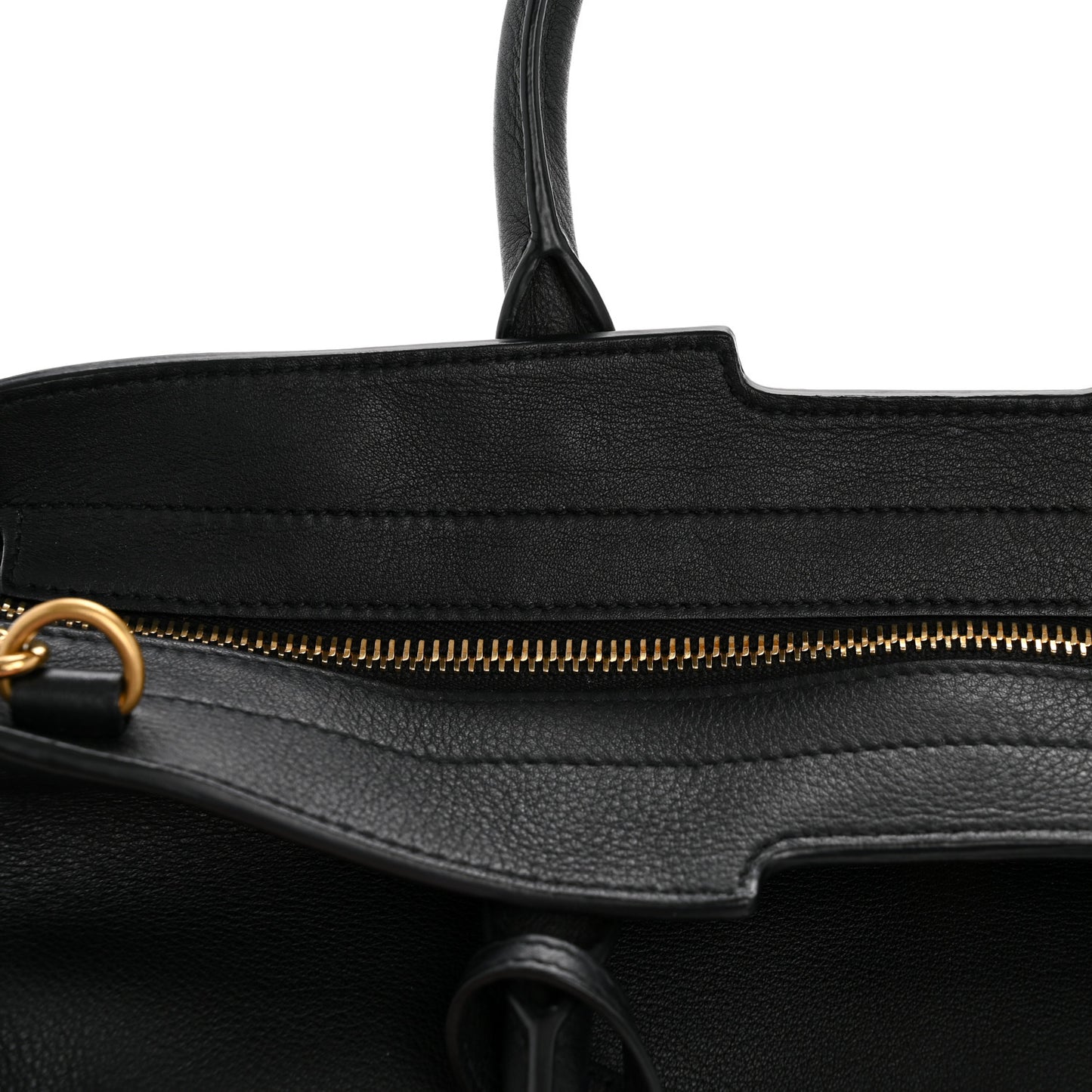 Calfskin Suede Small Monogram Downtown Cabas Black