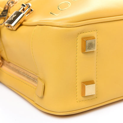 Louis Vuitton Supple Calfskin Paname Take Off Flight Bag Yellow 7 of 11
