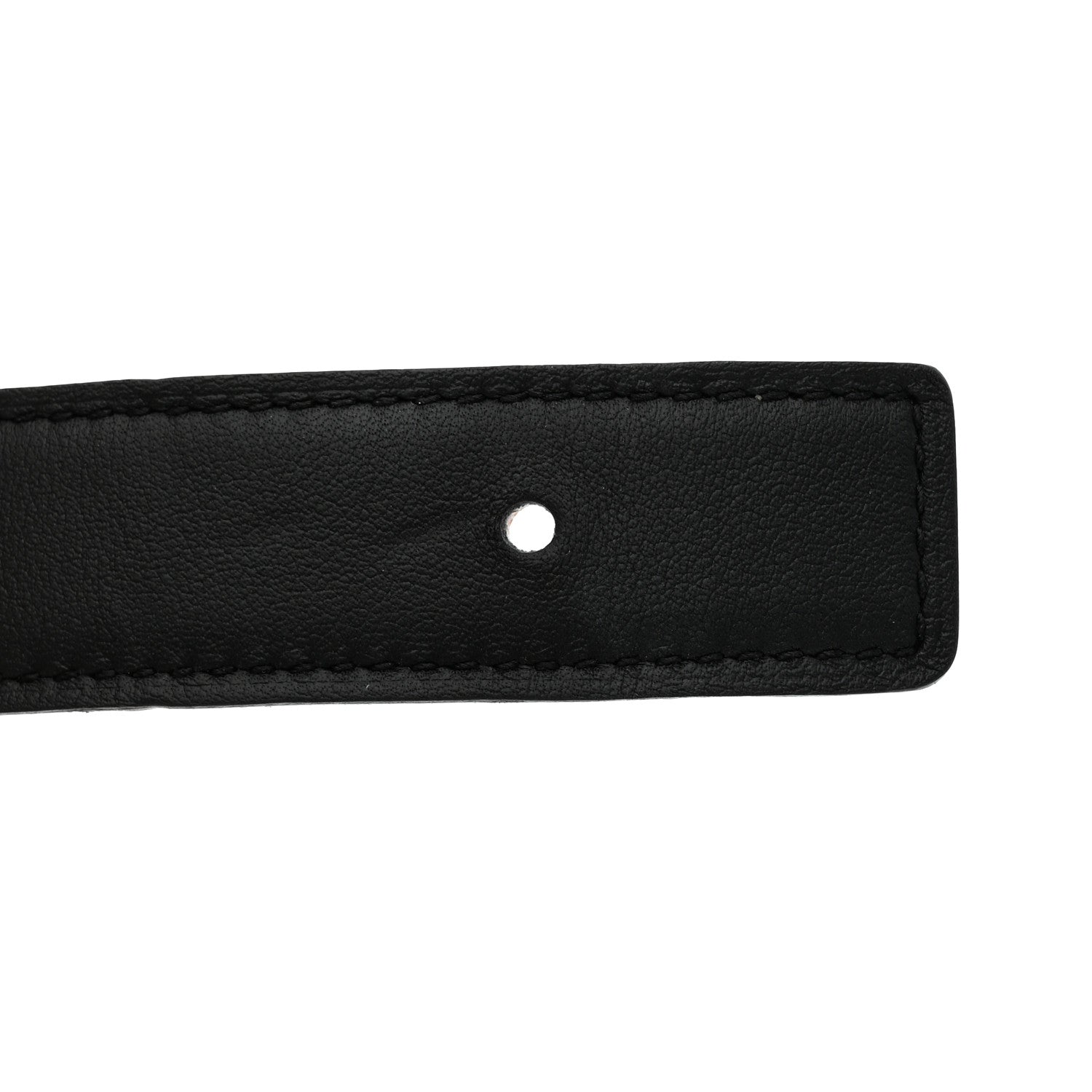 Hermes Swift Epsom 24mm H Torsade Belt 80 32 Black Orange 8 of 9