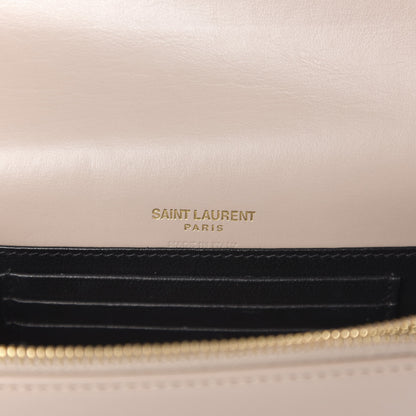Saint Laurent Smooth Calfskin Monogram Kate Belt Bag Beige 5 of 8