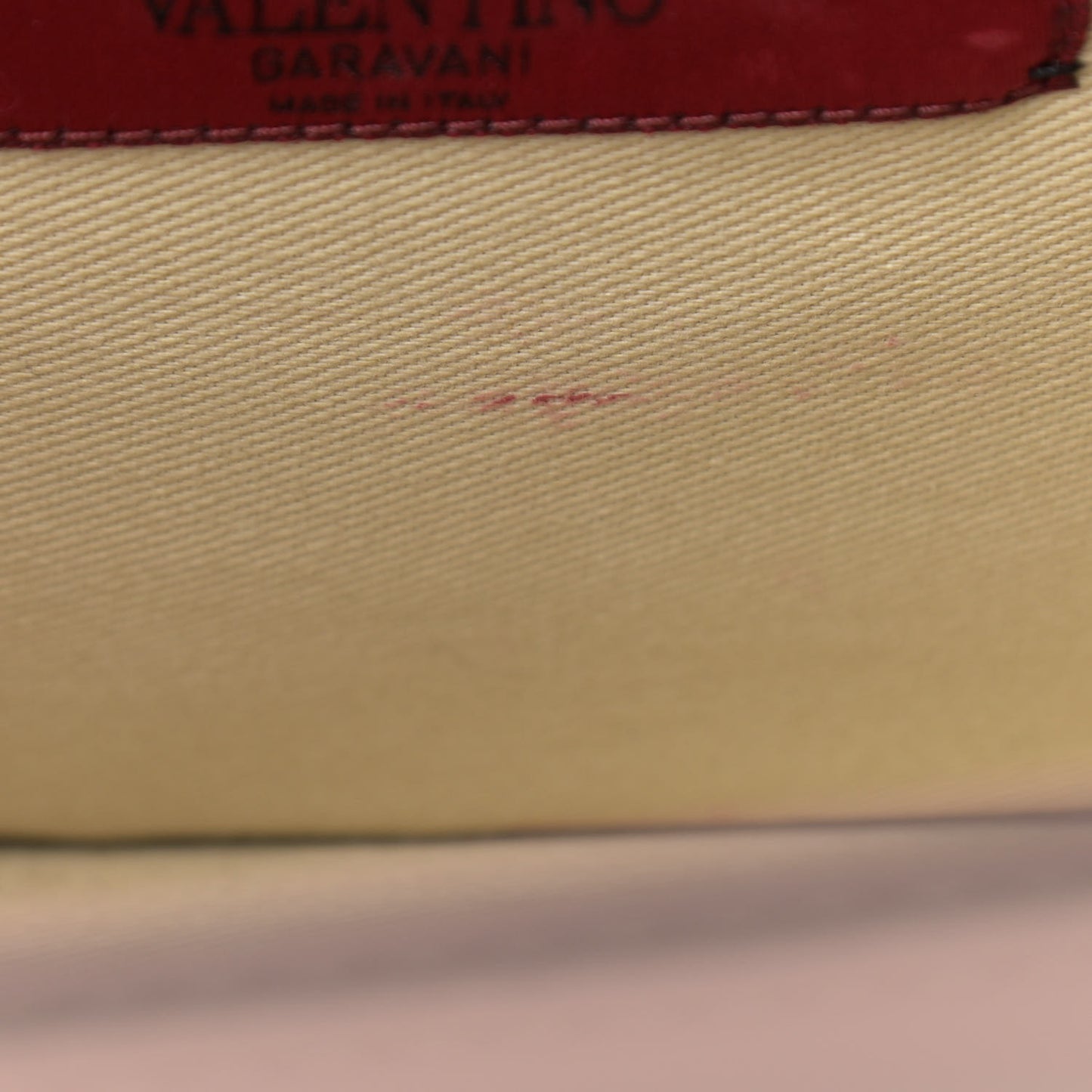 Vitello Medium Glam Lock Rockstud Flap Poudre