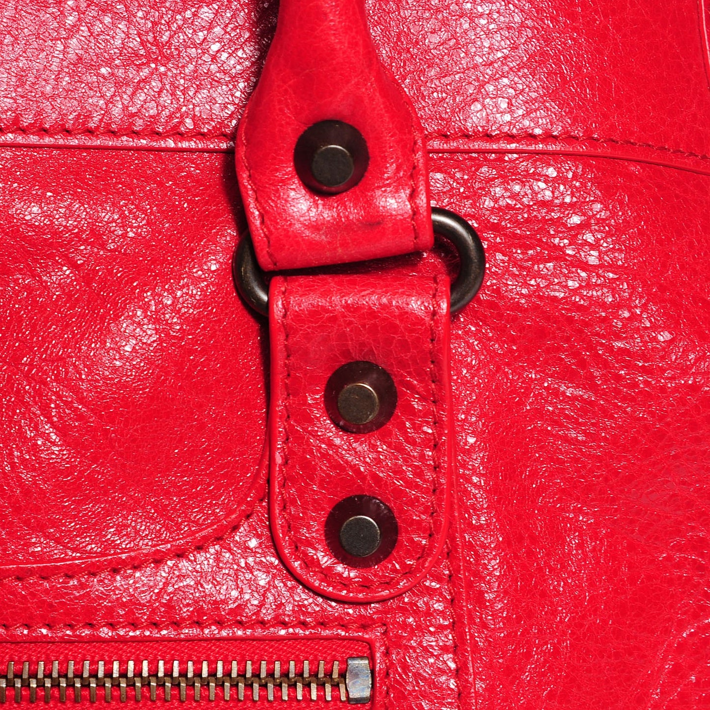 Agneau Classic Hardware Work Rouge Cardinal