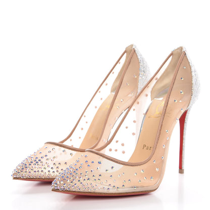 Christian Louboutin Crystal Strass Follies 100 Pumps 37 Crystal 3 of 11