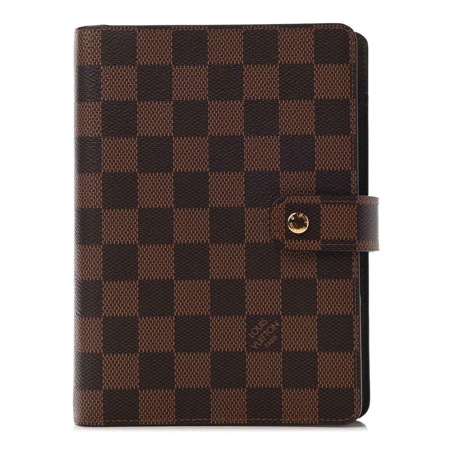 Damier Ebene Medium Ring Agenda Cover