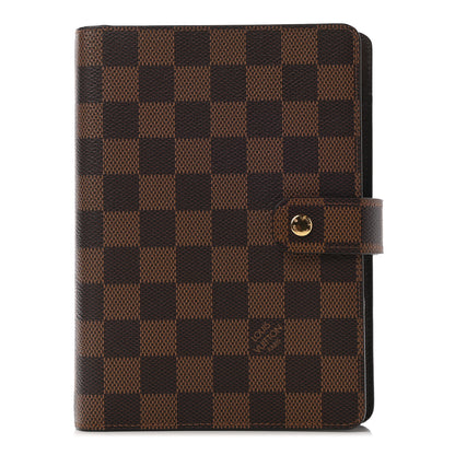 Louis Vuitton Damier Ebene Medium Ring Agenda Cover 1 of 7
