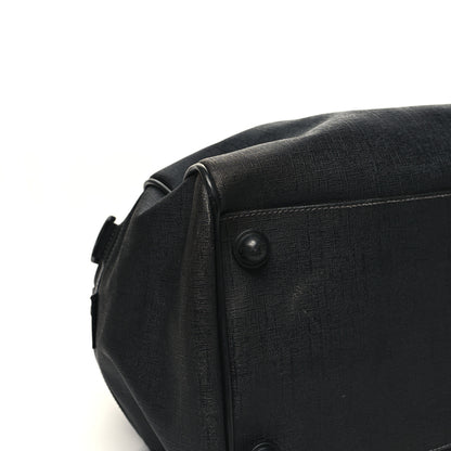 Gucci Coated Canvas Interlocking G Duffle Bag Black 10 of 11