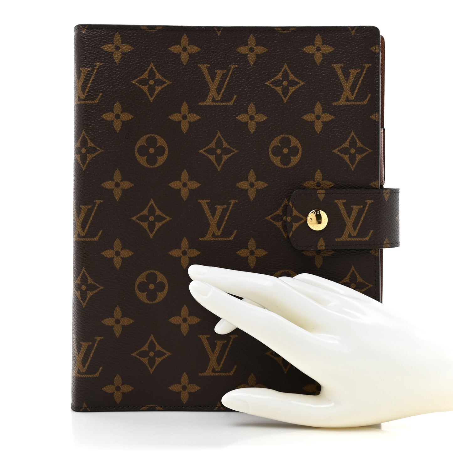 Monogram Large Ring Agenda Cover
