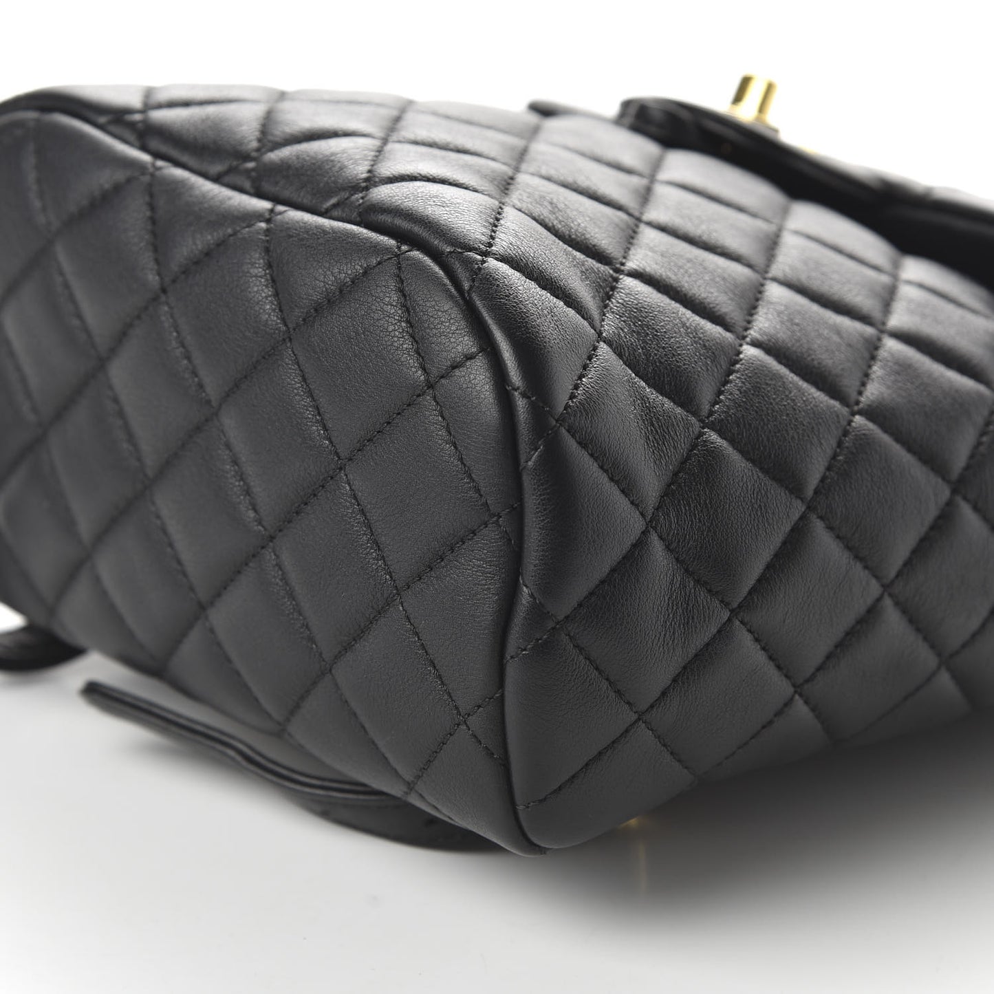 Calfskin Quilted Mini Urban Spirit Backpack Black