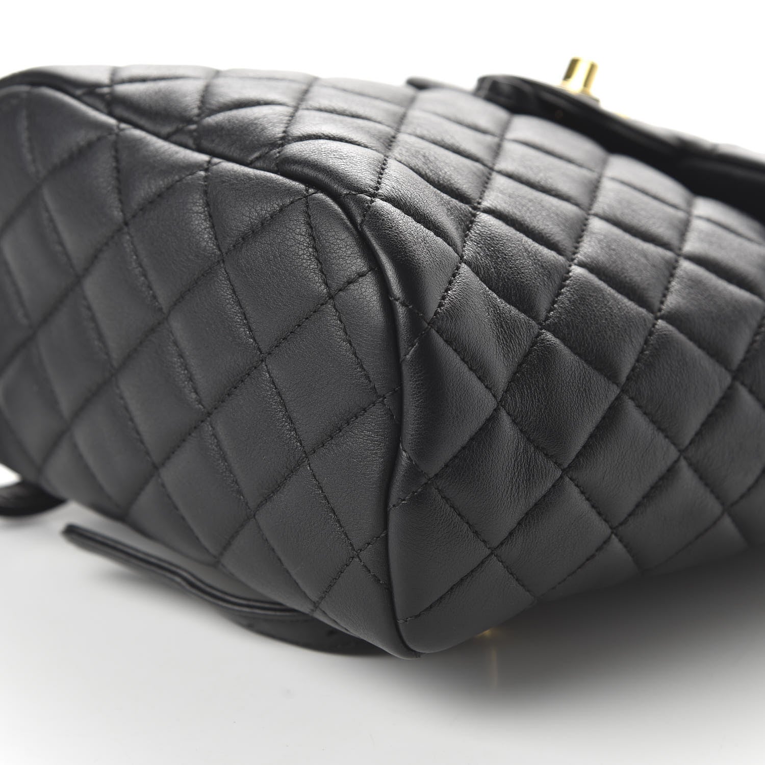 Chanel Calfskin Quilted Mini Urban Spirit Backpack Black 6 of 9